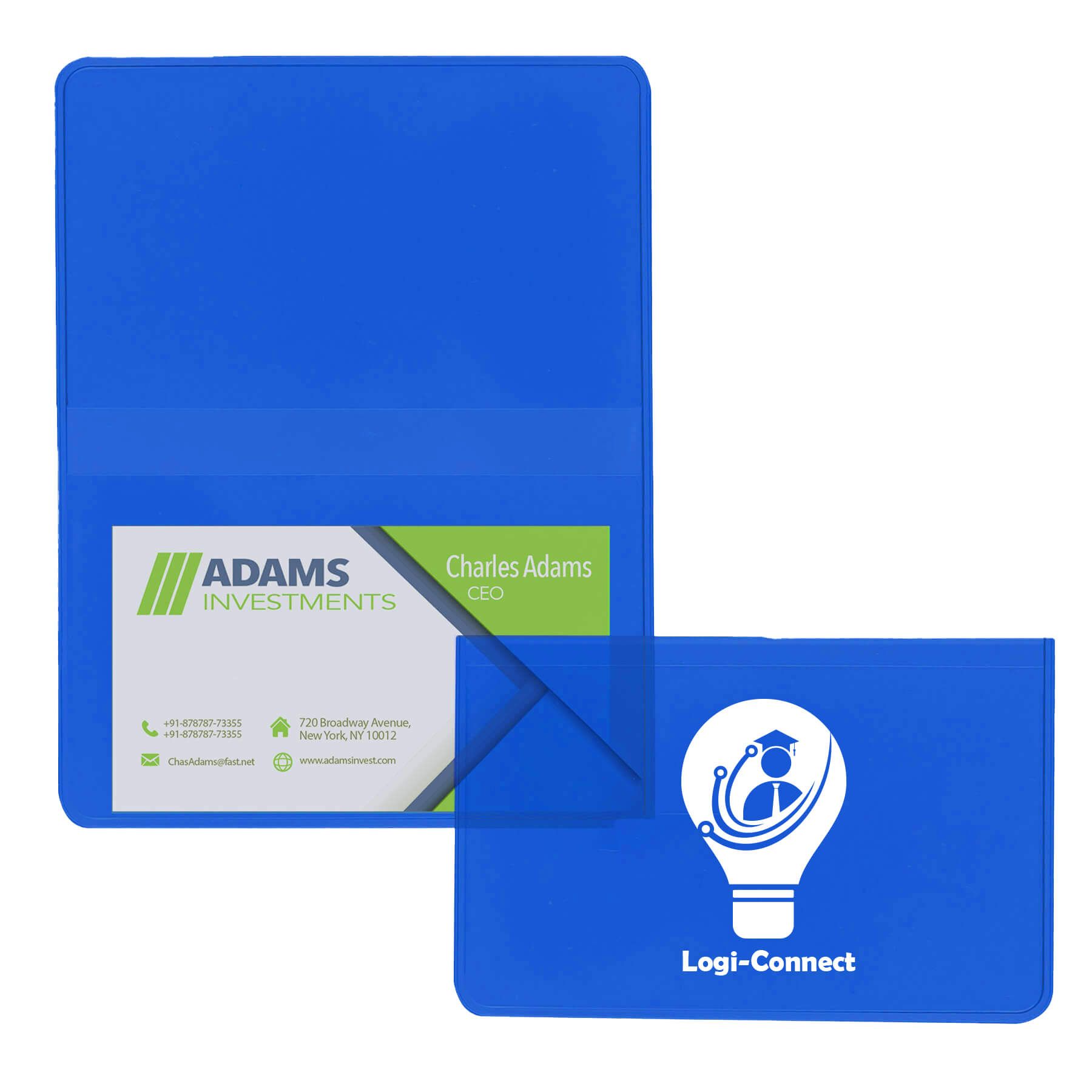 Translucent Vinyl Business Card Case                                  